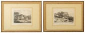 E. GONIN ITALIAN CASTLE ENGRAV