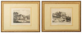 E. GONIN ITALIAN CASTLE ENGRAV