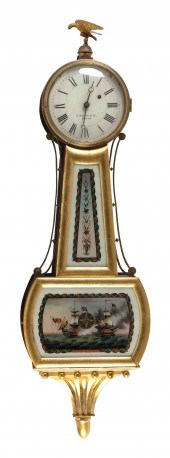 E. HOWARD BANJO CLOCK BOSTON,