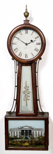E. HOWARD & CO. BANJO CLOCKE.