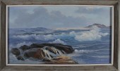 E. JOHN ROBINSON OIL ON CANVAS