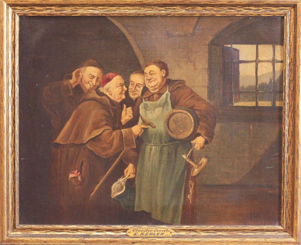 E. KERLER OIL ON CANVAS,