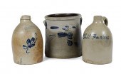 E & L P Norton Stoneware Crock