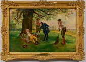 E. LESTER KNOWLES OIL ON CANVA