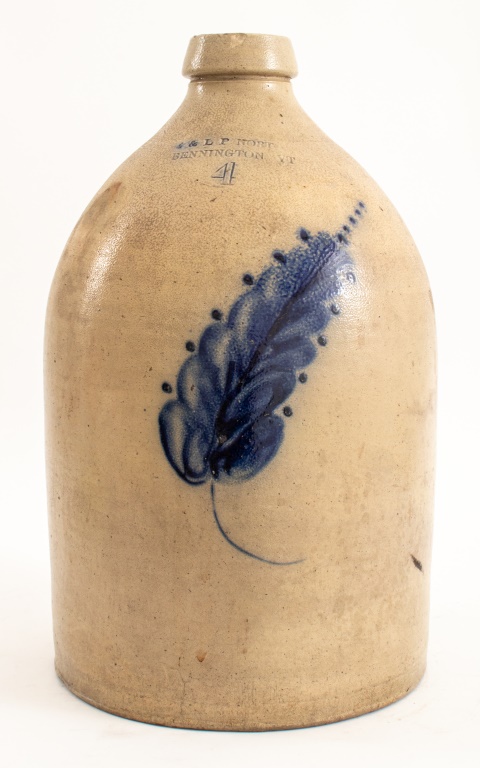 E & LP NORTON SALT GLAZED STONEWARE