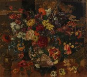 E M FORBES, STILL LIFE OF FLOW