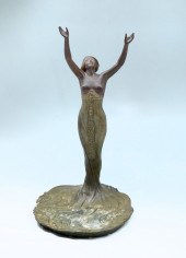 E. MARISOL ART NOUVEAU FIGURAL