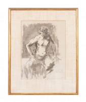 E. MELCARTH "NUDE MALE STUDY"