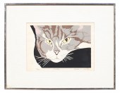 E. MERKEL, "MITTENS" SERIGRAPH