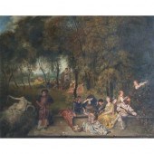 E. Meyer, After Watteau Fete G