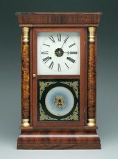 E. N. Welch shelf clock, rosew