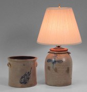 E. NORTON STONEWARE CROCK SOLD