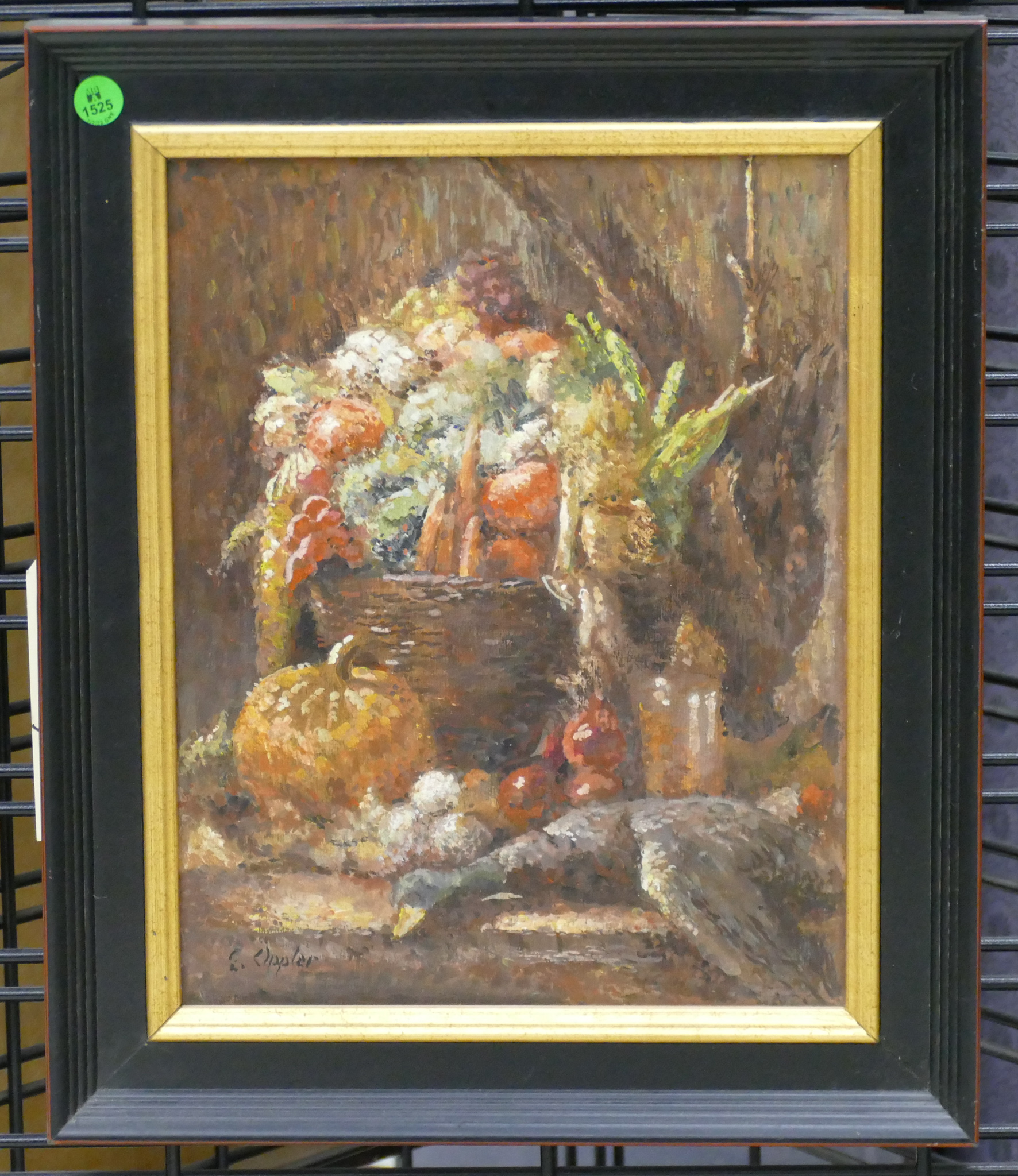 E. Oppler Vegetable Still Life