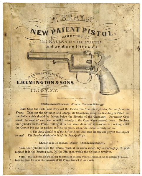 E. Remington & Sons Advertisement