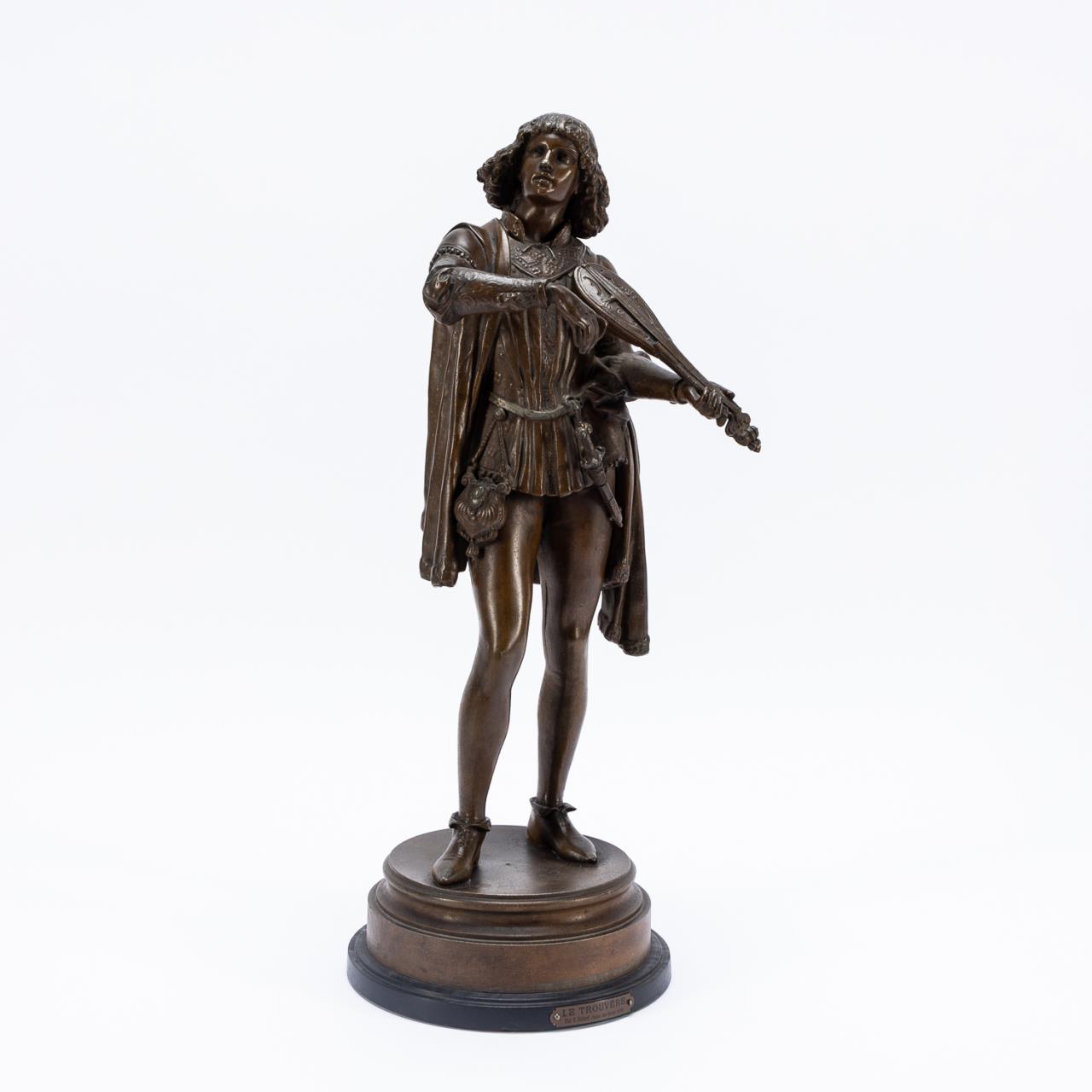 E. ROBERT, MUSICIAN, PATINATED