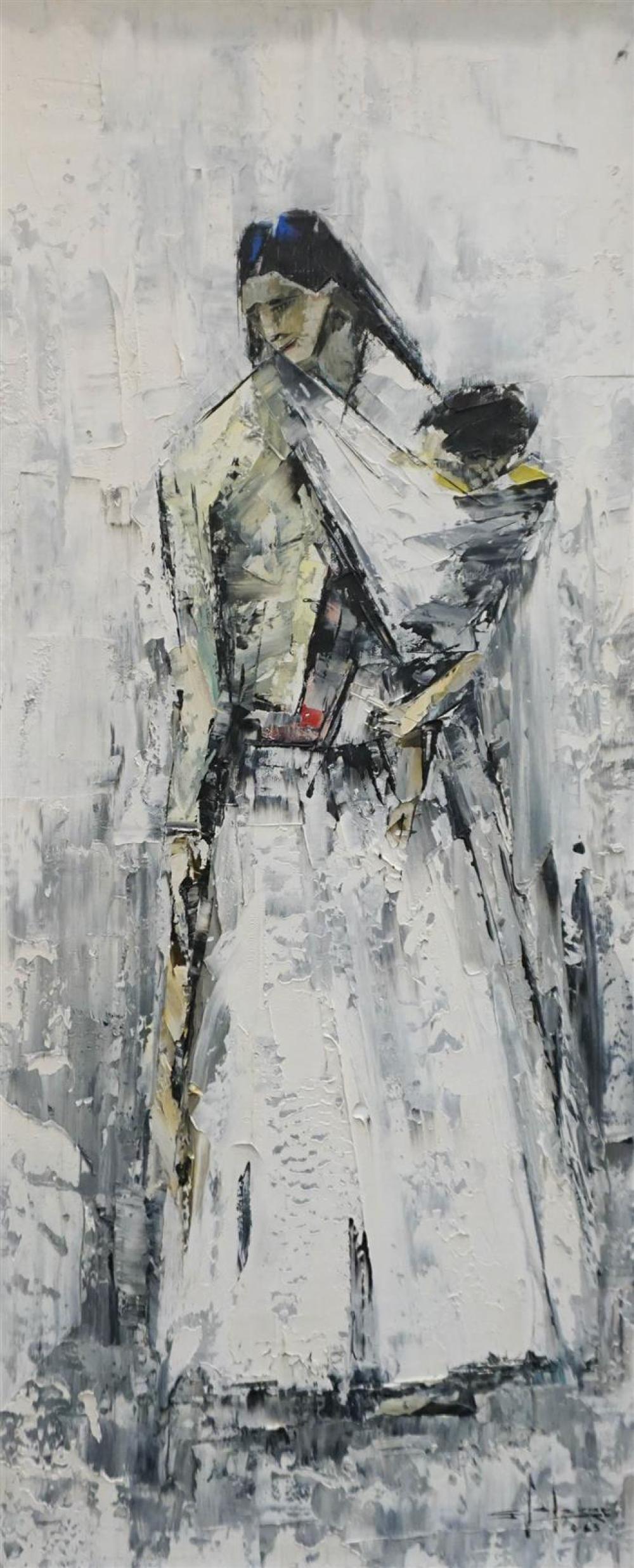 E. SALAZAR(?), INDIAN 20TH CENTURY,