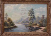 E. SUTTON OIL ON CANVASE. SUTT