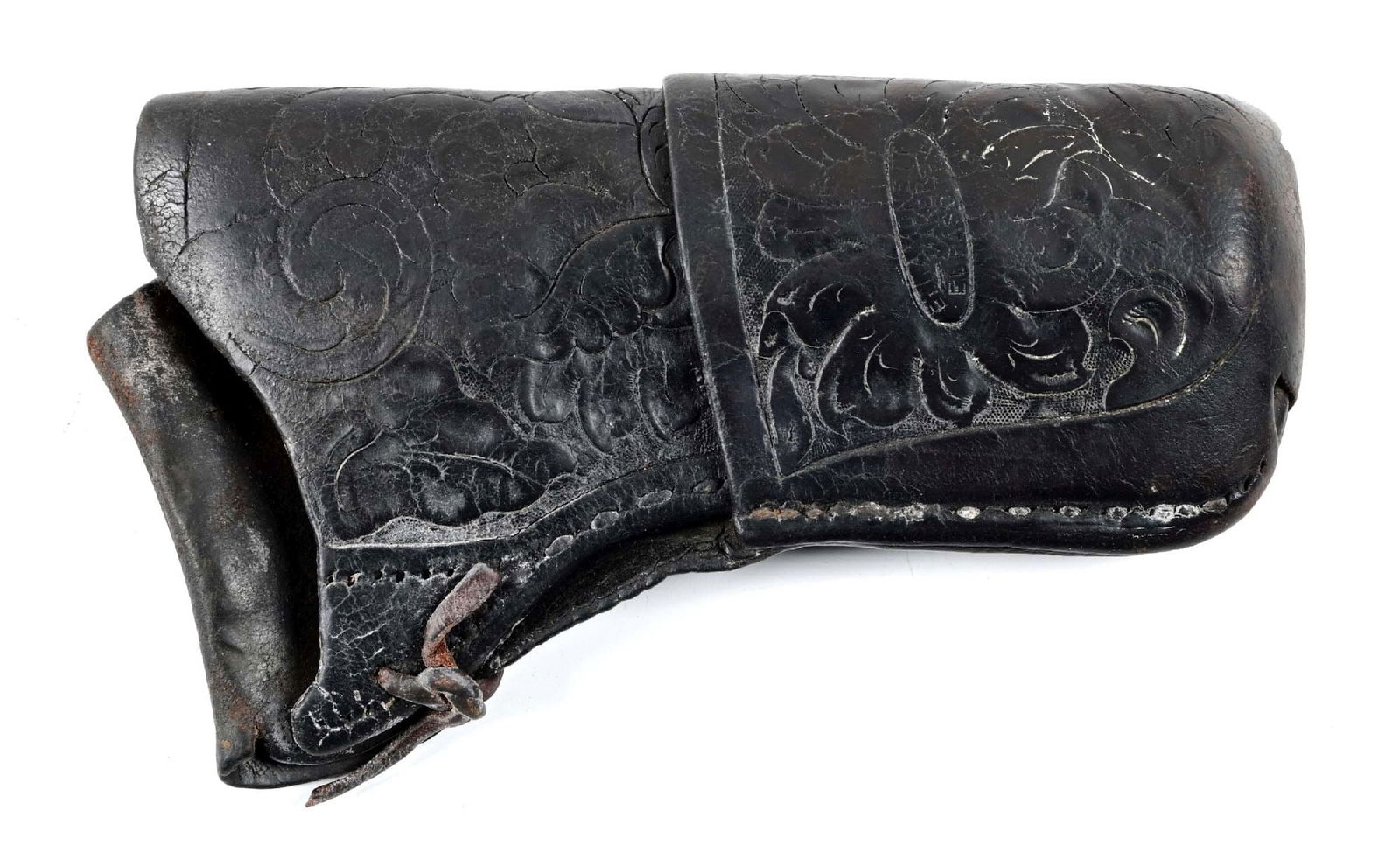 E. T. AMONETT FLORAL TOOLED LEATHER