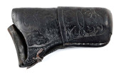 E. T. AMONETT FLORAL TOOLED LE