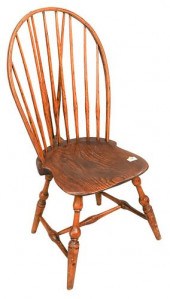 E. TRACY SIGNED WINDSOR CHAIRE