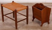 E.A. CLORE WALNUT STOOL W/ MAG