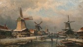 E.A. HILVERDINK OIL ON CANVAS