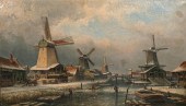 E.A. HILVERDINK OIL ON CANVAS
