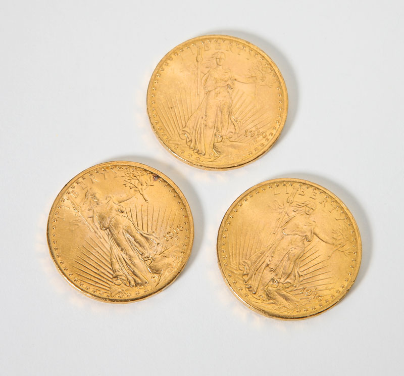Each dated 1916-S