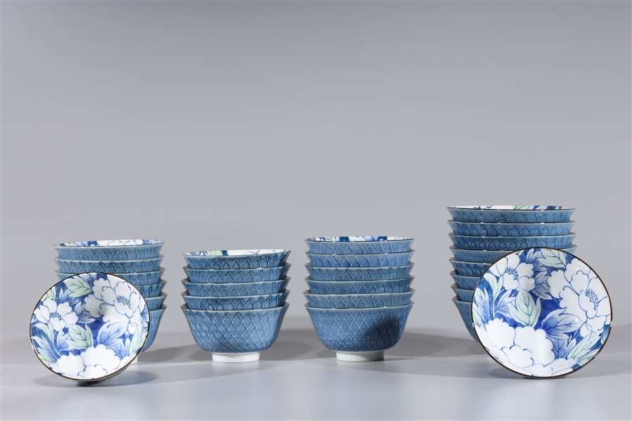 Each set containing nine Japanese