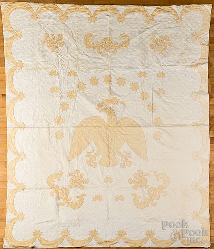 EAGLE APPLIQUé QUILT, 19TH