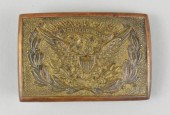 EAGLE BRONZE BELT PLATE REGULA