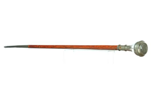 EAGLE CRESTED PARADE BATON.  E.