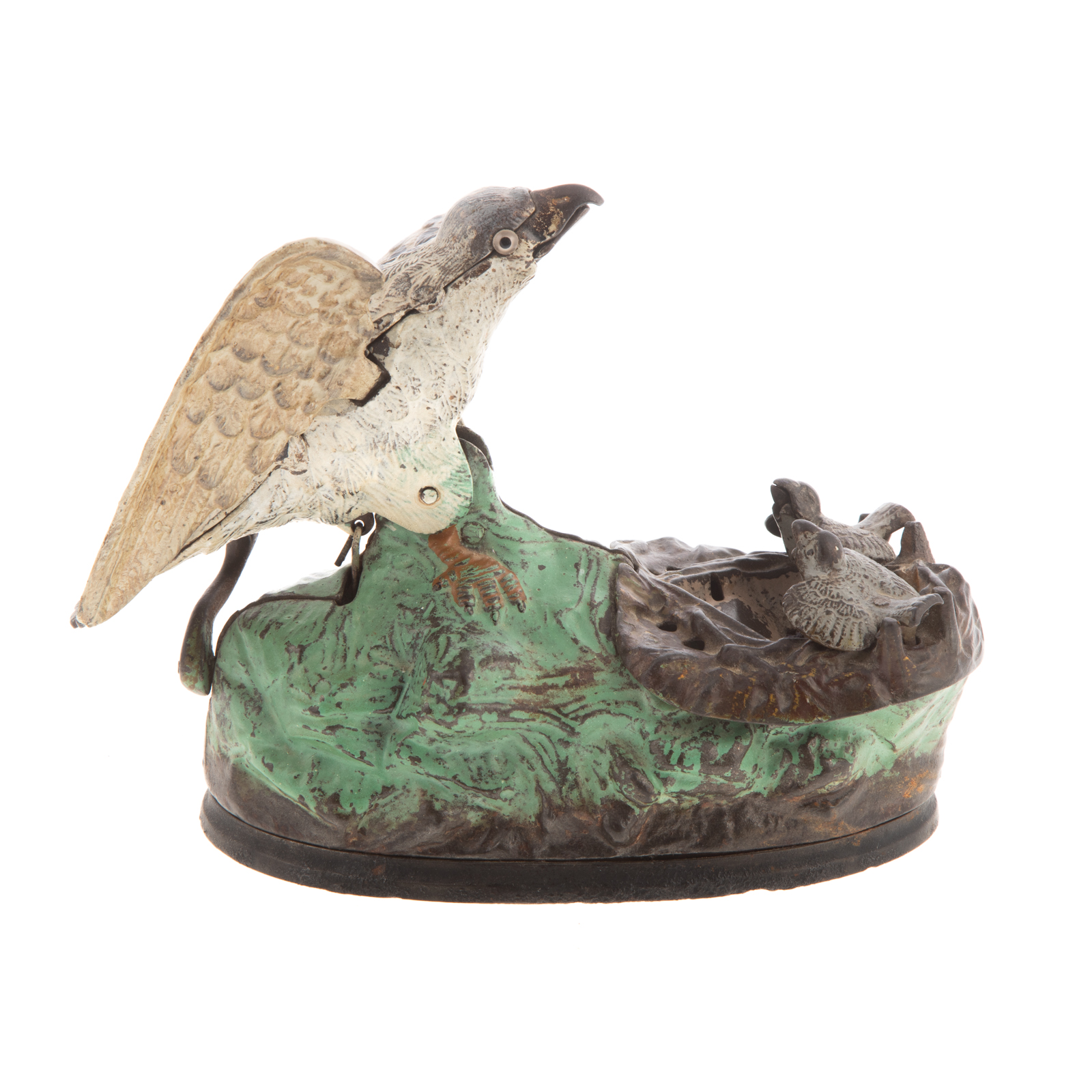 EAGLE & EAGLETS MECHANICAL BANK,
