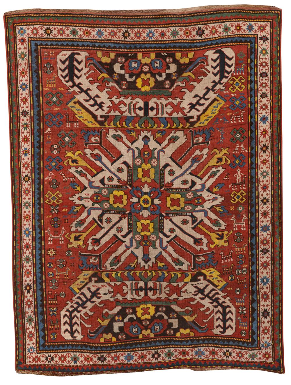 EAGLE KAZAK RUG, CAUCASUS, LAST