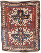 EAGLE KAZAK RUG, CAUCASUS, LAT
