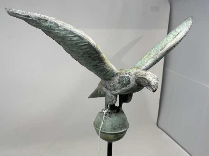 EAGLE ON BALL WEATHERVANE EAGLE