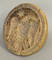 EAGLE PATTERN HANDLED WOODEN B