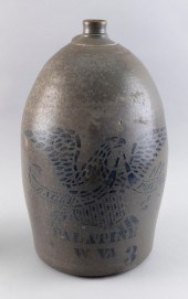 EAGLE POTTERY THREE-GALLON STO