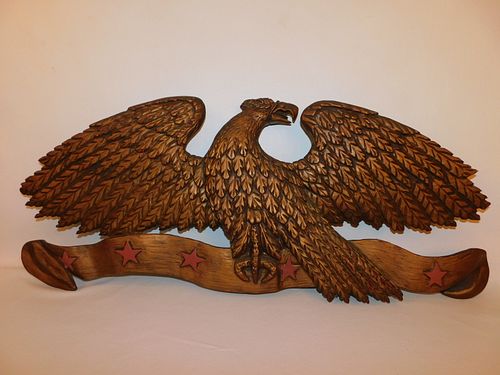 EAGLE & STARS WALL PLAQUEVintage