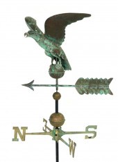 EAGLE WEATHERVANE, 19TH C., CO