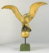 EAGLE WEATHERVANE W/BALL AND G