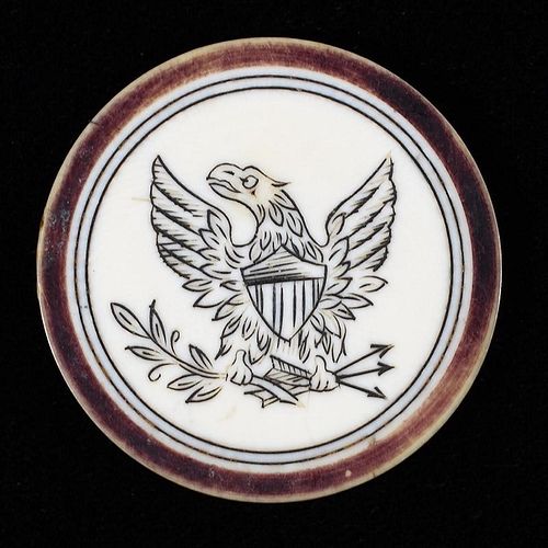 EAGLE WITH SHIELD AND ARROWS
