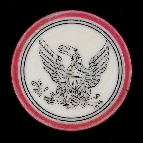 EAGLE WITH SHIELD AND ARROWS