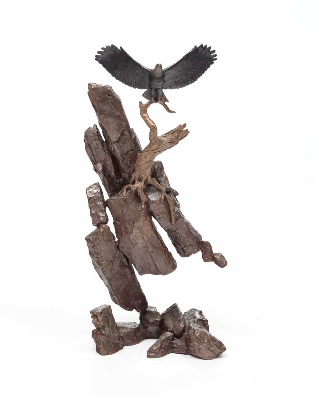 EAGLE'S LEDGE BRONZE, MARK HOPKINS.