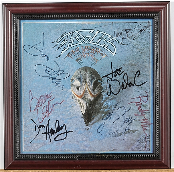 Eagles signed album cover