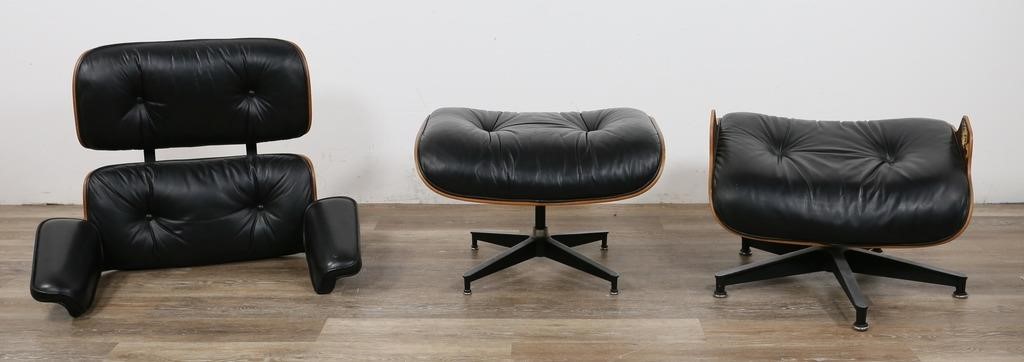 EAMES LOUNGE CHAIR AND OTTOMAN