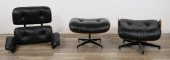 EAMES LOUNGE CHAIR AND OTTOMAN