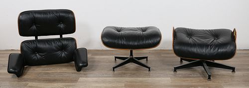 EAMES LOUNGE CHAIR AND OTTOMAN