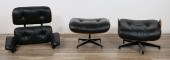 EAMES LOUNGE CHAIR AND OTTOMAN