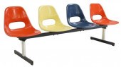 EAMES STYLE FIBERGLASS FOUR-SE